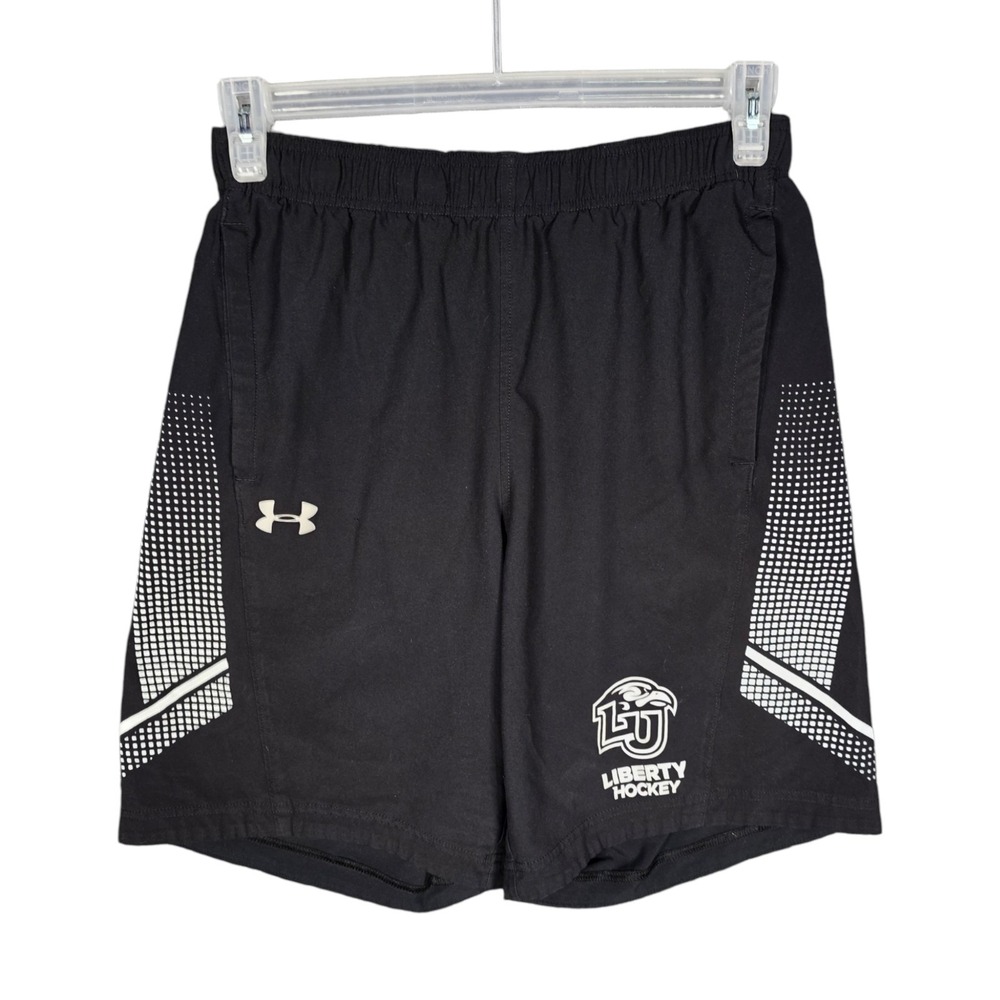 Under Armour Liberty Flames Shorts Mens Medium Hockey Team Issued Practice Woven